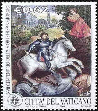 The Vatican 2003. St. George slaying the Dragon.